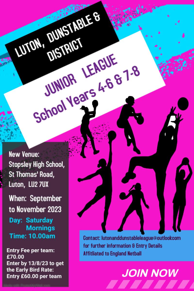 Junior League starting in September!